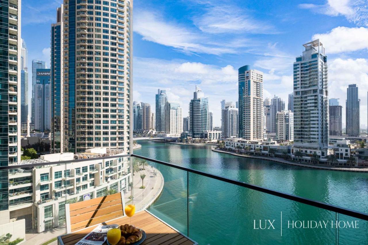 Lux - Contemporary Suite With Full Marina View ドバイ エクステリア 写真