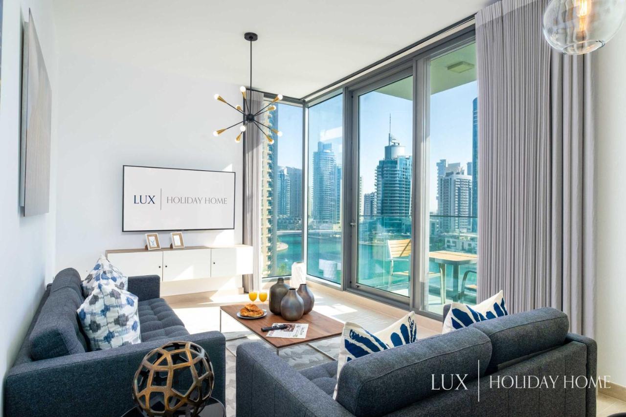 Lux - Contemporary Suite With Full Marina View ドバイ エクステリア 写真
