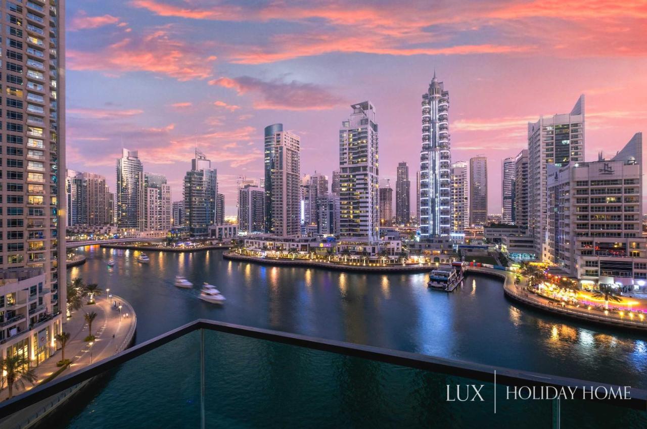 Lux - Contemporary Suite With Full Marina View ドバイ エクステリア 写真