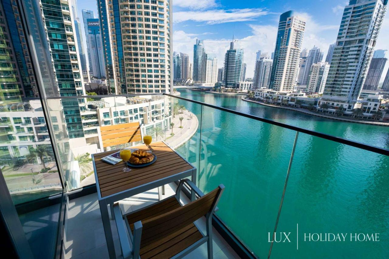 Lux - Contemporary Suite With Full Marina View ドバイ エクステリア 写真
