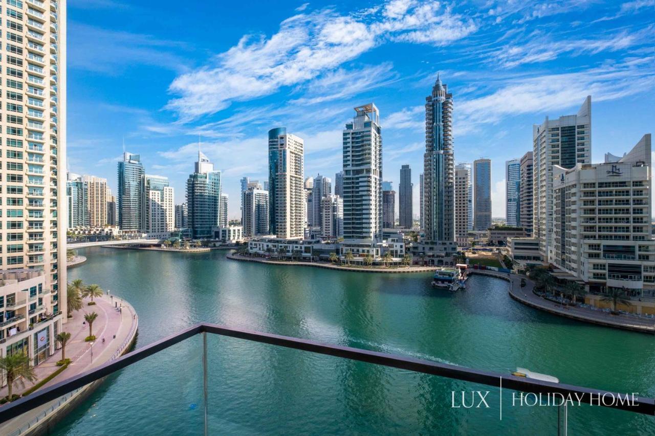 Lux - Contemporary Suite With Full Marina View ドバイ エクステリア 写真
