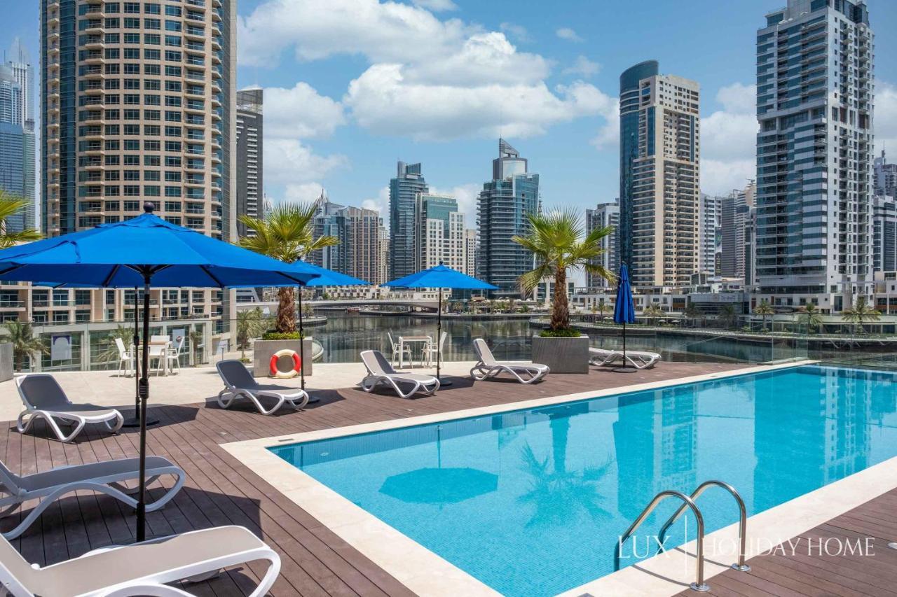 Lux - Contemporary Suite With Full Marina View ドバイ エクステリア 写真